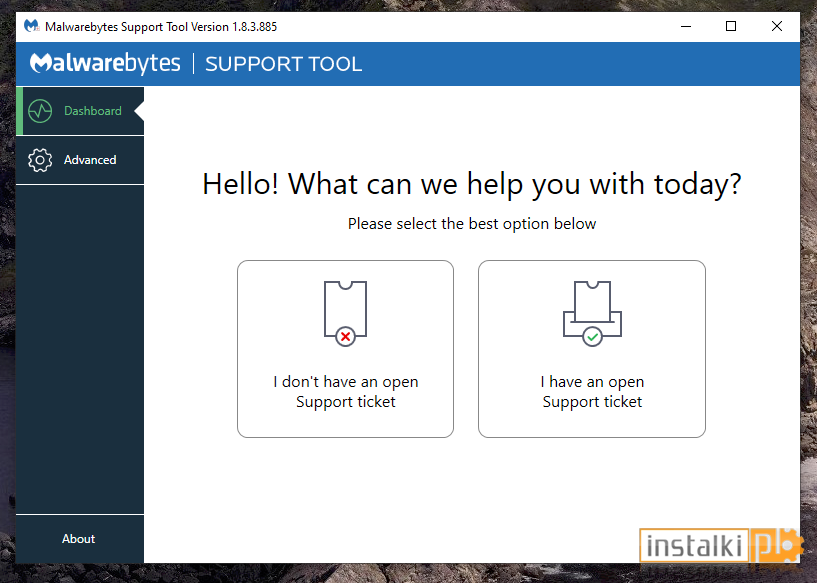 Okladka Malwarebytes Support Tool